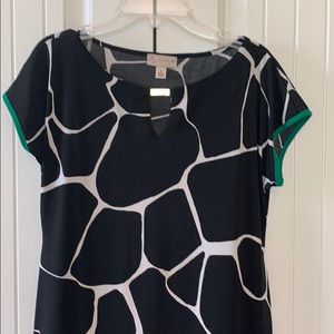 Animal Print Shift Dress